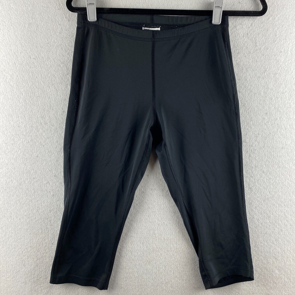 New Balance Leggings Womens M Medium Black Active Capri Pull On Stretch Running